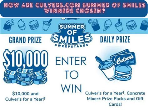 Enjoying Culvers.con/SummerofSmiles: The Summer Campaign.